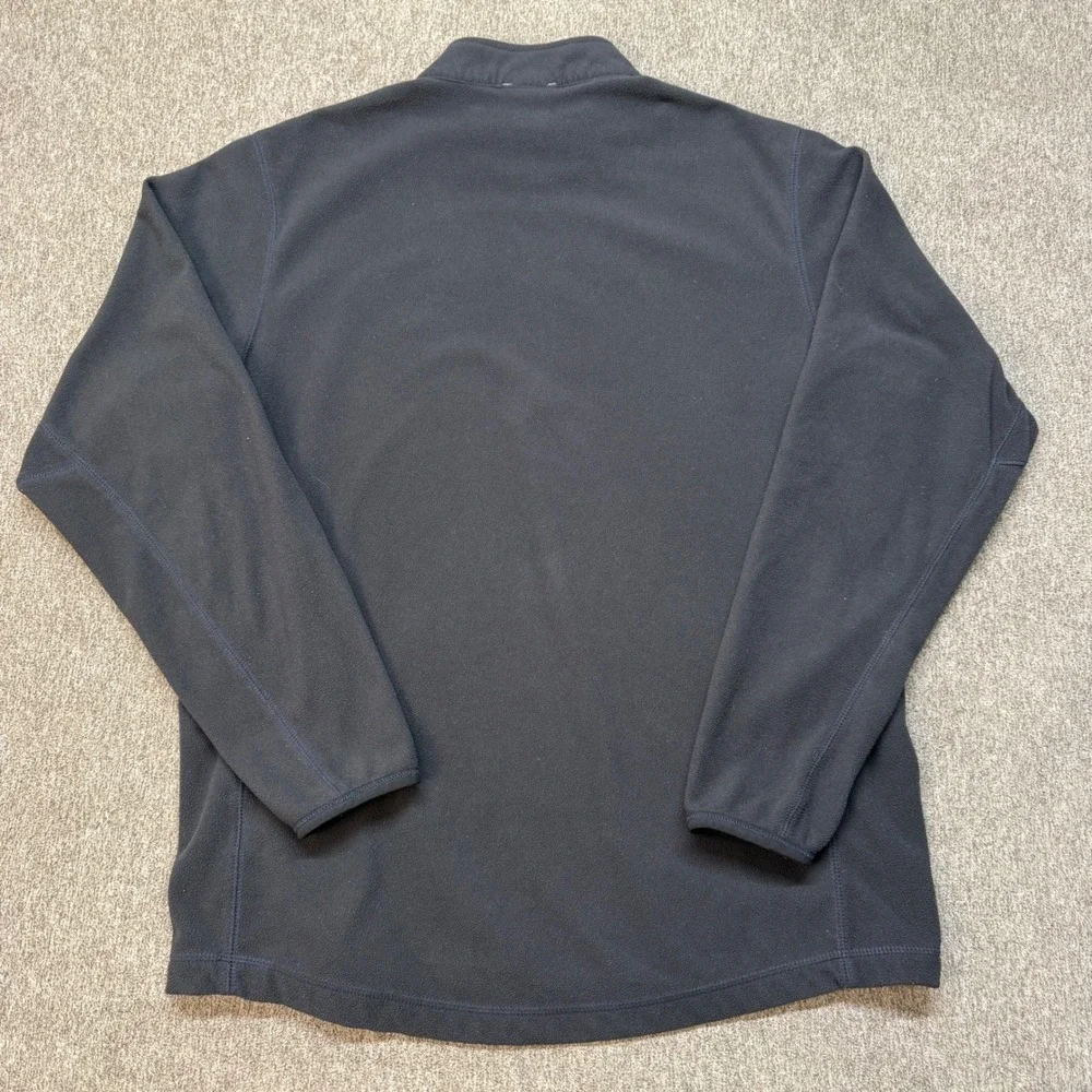 Nike Therma-FIT Mens Large Black Quarter Zip Fleece Pullover H6BID 199311